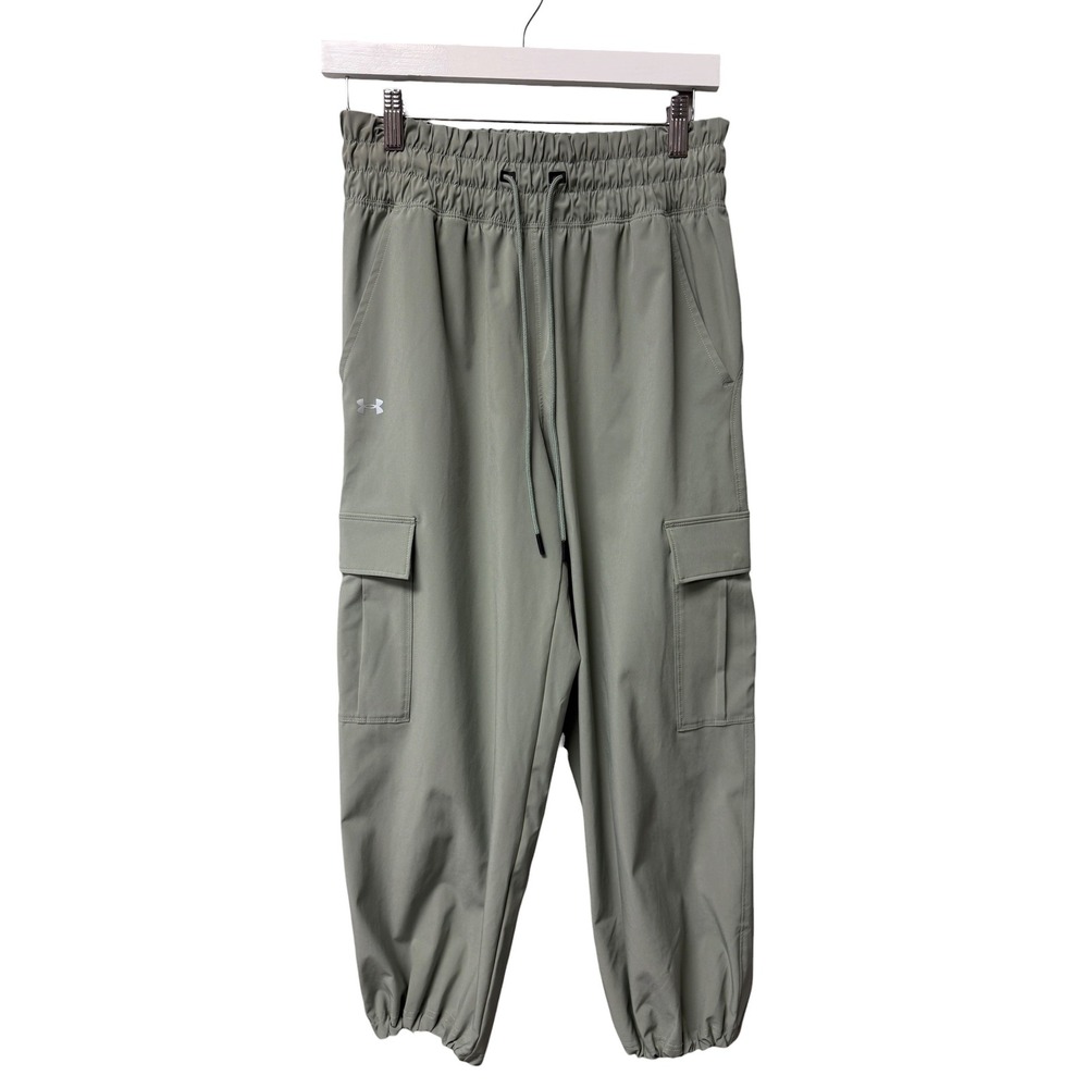 Under Armour Cargo Pants Womens Size Small Sage‎ Green Joggers Hiking Athleisure